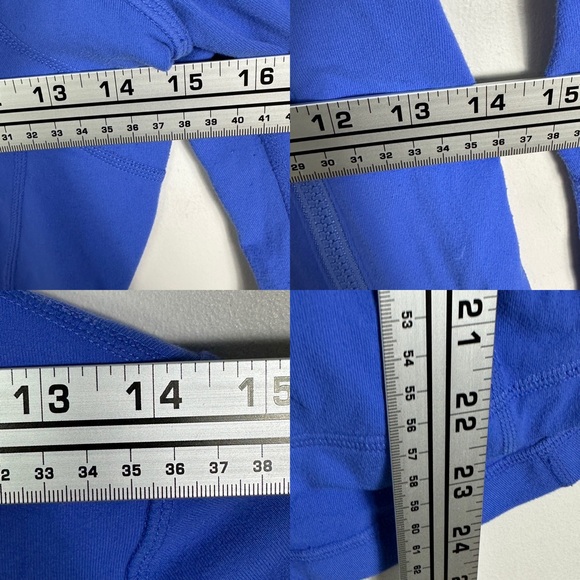 Lululemon Define Jacket Blue Size Running Full Zipper Thumbholes Pockets Yoga - Picture 13 of 13